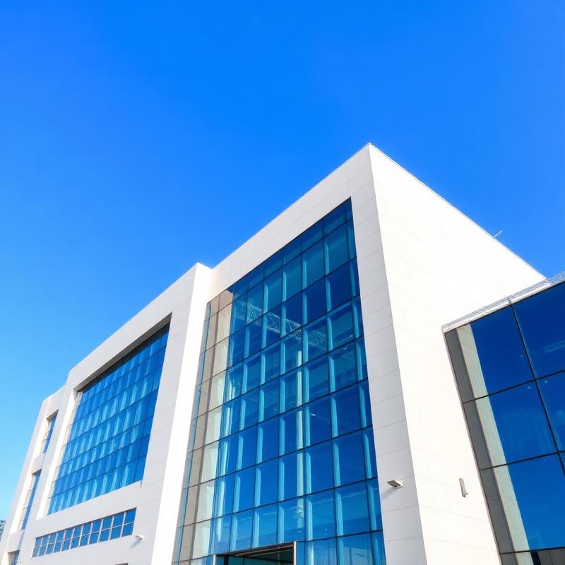 Modern commercial building exterior